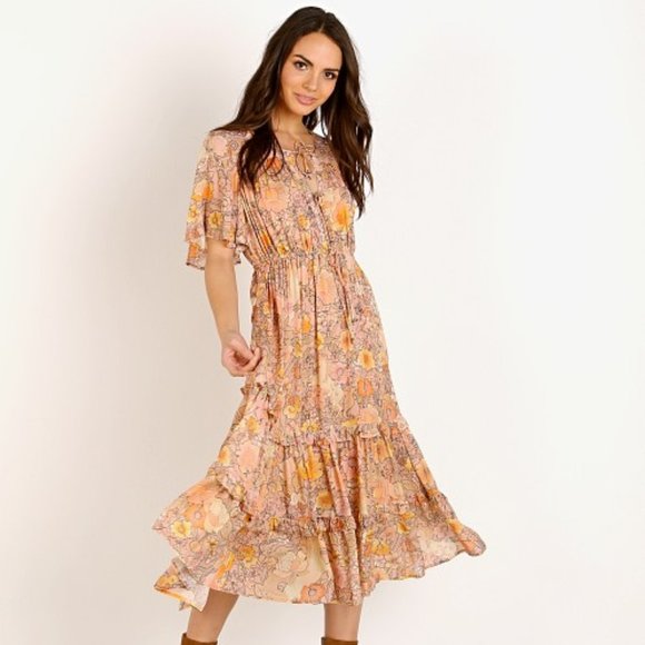 black midi dress cocktail Devinae | Asymmetric-Neck Midi-Dress With Open-Back And Scarf-Detail bule:colour dallas Fall Mother of the Hidden back zipper/clasp